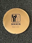 (1) Nikken Kenko Gold Mini Round 1.5" Dia Promo Pad Magnet #1427 - New From Set. Fixed Price $38.00.