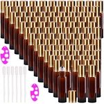 Inice 100 10ml Amber Galss Roller Bottles Essential Oils Applicator With Stai.... Fixed Price $52.87.