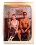 X-large Portable Far Infrared Sauna For 2 With Red Light Therapy & Chairs. Fixed Price $333.99.