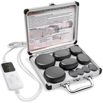 Aicnly 10 Pcs Basalt Hot Stones Massage Set With Temperature Adjustment-hot S.... Fixed Price $55.28.