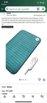 Juena Heating Pad For Back Pain. Fixed Price $23.99.