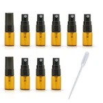 Zbfwmx 2ml Empty Mini Perfume Glass Bottle Mist Spray Pump 10pack Brown. Fixed Price $12.93.