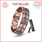 Fashtour 3x Copper Bracelet For Men Triple Ultra Strength Magnets, Masculine Des. Fixed Price $27.75.