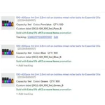 Us 300x 1ml Roll On Bottles Mteal Roller Balls For Essential Oils Blue, Green. Fixed Price $105.00.