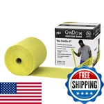 Cando 10-5621 Yellow Latex-free Exercise Band X-light Resistance 50 Yd Length. Fixed Price $105.27.