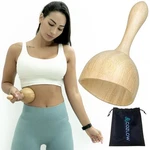 Cozlow Wood Therapy Massage Cup - Maderoterapia Massager Cup, Brown. Fixed Price $14.43.