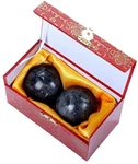 Brabud 1.4'' Dark Grey Marble Baoding Health Stress Exercise Balls Chinese Ex.... Fixed Price $21.07.