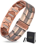 Ultra Strength Magnetic Bracelets For Men, 99.99% Pure Copper Bracelet With 5000. Fixed Price $59.55.