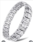 Magnetrx 3x Strength Titanium Magnetic Bracelet For Men (silver). Fixed Price $48.00.