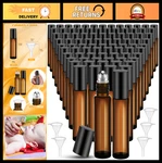 150 Pcs 10ml Glass Essential Oil Roller Bottles, Leak Proof With Stainless Steel. Fixed Price $97.99.
