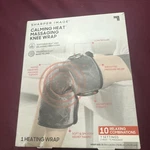 New Calming Heat Knee Wrap Sharper Image Personal Electric Heating Pad. Fixed Price $29.00.
