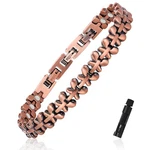 Magenergy Copper Bracelet For Women, 99.99% Pure 8.66inch, Butterfly2. Fixed Price $38.01.