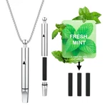 Breathe Free, Breathing Necklace With Adjustable Resistance, Quit Smoking Inh.... Fixed Price $31.78.