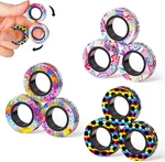 9pcs Magnetic Rings Fidget Toys Adult Set, Idea Adhd Stress Toy Pack,fidg. Fixed Price $20.56.
