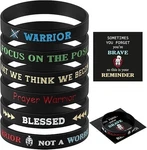 Inspirational Silicone Bracelets Rubber Bands Wristbands. Fixed Price $12.29.