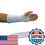 Rolyan Thumb Hole Wrist Cock-up Splint Polyform - Solid 1/8 3.2mm Large 3/pk. Fixed Price $64.50.