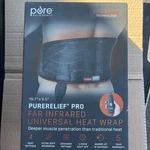 Pure Enrichment Far Infrared Universal Heat Wrap Purerelief Pro 19.7 X 9.5. Fixed Price $34.95.