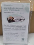 50 Pk Healthyline Heat Reflective Survival Mylar Space Blanket Sauna Wrap 84x64. Fixed Price $22.31.