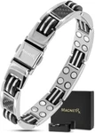 Magnetrx Magnetic Bracelets For Men Bracelet With Carbon Fiber Inlay (silver). Fixed Price $54.95.