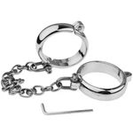 Metal Handcuff Male Stainless Steel Wrist Ankle Cuff Bondage Bracelet Restraints. Fixed Price $55.39.