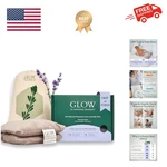 Glow Heating Pad With Flaxseed & Lavender For Hot Cold Therapy, Microwavabl.... Fixed Price $81.89.