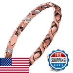 Feraco Copper Bracelet For Women Hand Forged 99.99 Solid Pure Magnetic. Fixed Price $32.86.