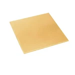 8 Gauge Brass Sheet H62 Plates Metal 0.118" Thickness X 5.9" Width. Fixed Price $33.61.