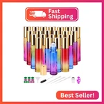 Inice 24 10ml Essential Oils Roller Bottles Gradient Color Thick Glass Roll On B. Fixed Price $23.80.