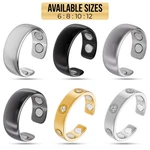 Magnetrx Magnetic Ring Stainless Steel Band Arthritis Pain Relief Men Women. Fixed Price $22.95.
