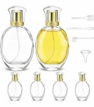 Yorror 2 Pcs 50ml Clear Glass Perfume Atomizer Spray Bottles Refillable. Fixed Price $11.39.