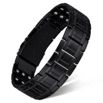 Feraco Men's Magnetic Bracelet Titanium Steel, 3x Ultra Strength - Health & Styl. Fixed Price $40.48.