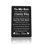 Vadaka Son Inspirational Gift From Mom Metal Wallet Insert Card For T.... Fixed Price $17.09.