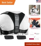 Plus Size Posture Corrector For Women & Men - Xxl, 3x Big And Tall .... Fixed Price $61.99.