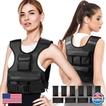Fitrobust Adjustable Weighted Vest For Women Customizable 0-18 Lbs Strength. Fixed Price $30.38.