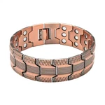 Three-row Ultra Magnetic Copper Bracelet Therapy Arthritis Pain Relief Men Gift. Fixed Price $9.39.