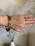 Cross Pur Copper Magnetic Bracelet Men Women Balance Energy Power Arthritis Calm. Fixed Price $35.02.