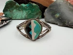 Vintage Native American Navajo Sterling Silver Cuff Bracelet Signed M.f. Fixed Price $174.25.