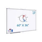 White Board Dry Erase 60 X 36 Maxtek Large Magnetic Whiteboard 5' 3' Dr. Fixed Price $107.01.