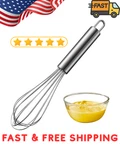 Aniso Stainless Steel Whisk (8.4 Inches, Silver) 8 Inches. Fixed Price $14.99.