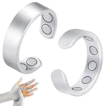 Cigmag 2pcs Copper Rings For Women Men, With Powerful 9x Silver Matte. Fixed Price $15.66.