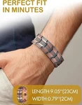 Copper Magnetic Bracelet For Men 3x Strength Magnets Adjustable With Sizing Tool. Fixed Price $11.99.