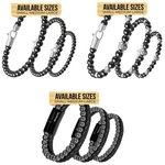 Magnetrx Hematite Magnetic Therapy Bracelet Women Men Genuine Black Stone Beaded. Fixed Price $39.95.