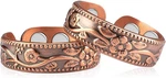 Vicmag 2pcs Copper Magnetic Rings For Women Ring Fingers With 4x Magnets. Fixed Price $11.25.