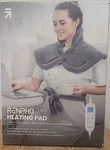 Renpho Heating Pad Neck Shoulders Back Black New Nib. Fixed Price $44.99.