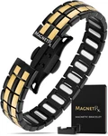 Magnetrx Magnetic Bracelets For Men Ellipsemax 5x Strength (black & Gold). Fixed Price $59.95.