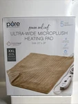 Pure Enrichment Purerelief Ultra-wide Heating Pad Gray Micro Plush. Fixed Price $29.99.