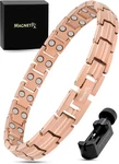 Magnetrx Women's Ultra Strength Titanium Magnetic Bracelet, Rose Gold, Adjustabl. Fixed Price $74.93.