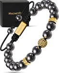 Magnetrx Magnetic Hematite Bracelet Max Strength Magnet Stones For Men And Women. Fixed Price $39.95.
