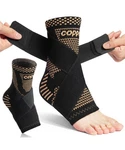 Dr Jk- Ankle Brace For Women And Men, Small, 1 Pair, Copper Black, Adjust.... Fixed Price $14.25.