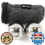 Top Chi 1 Lb. 1.5 Inch Solid Stainless Steel Baoding Balls With Carry Pouch. Non. Fixed Price $49.27.